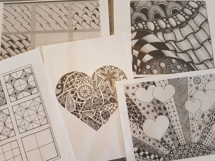Zentangle tekenen
