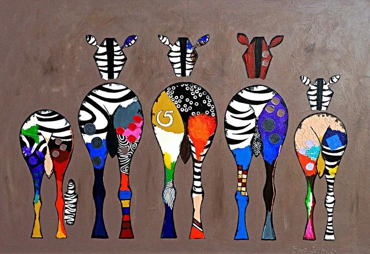 Inspiratie de zebra's van Esther Steintjes
